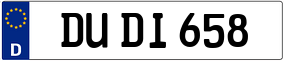 Truck License Plate
